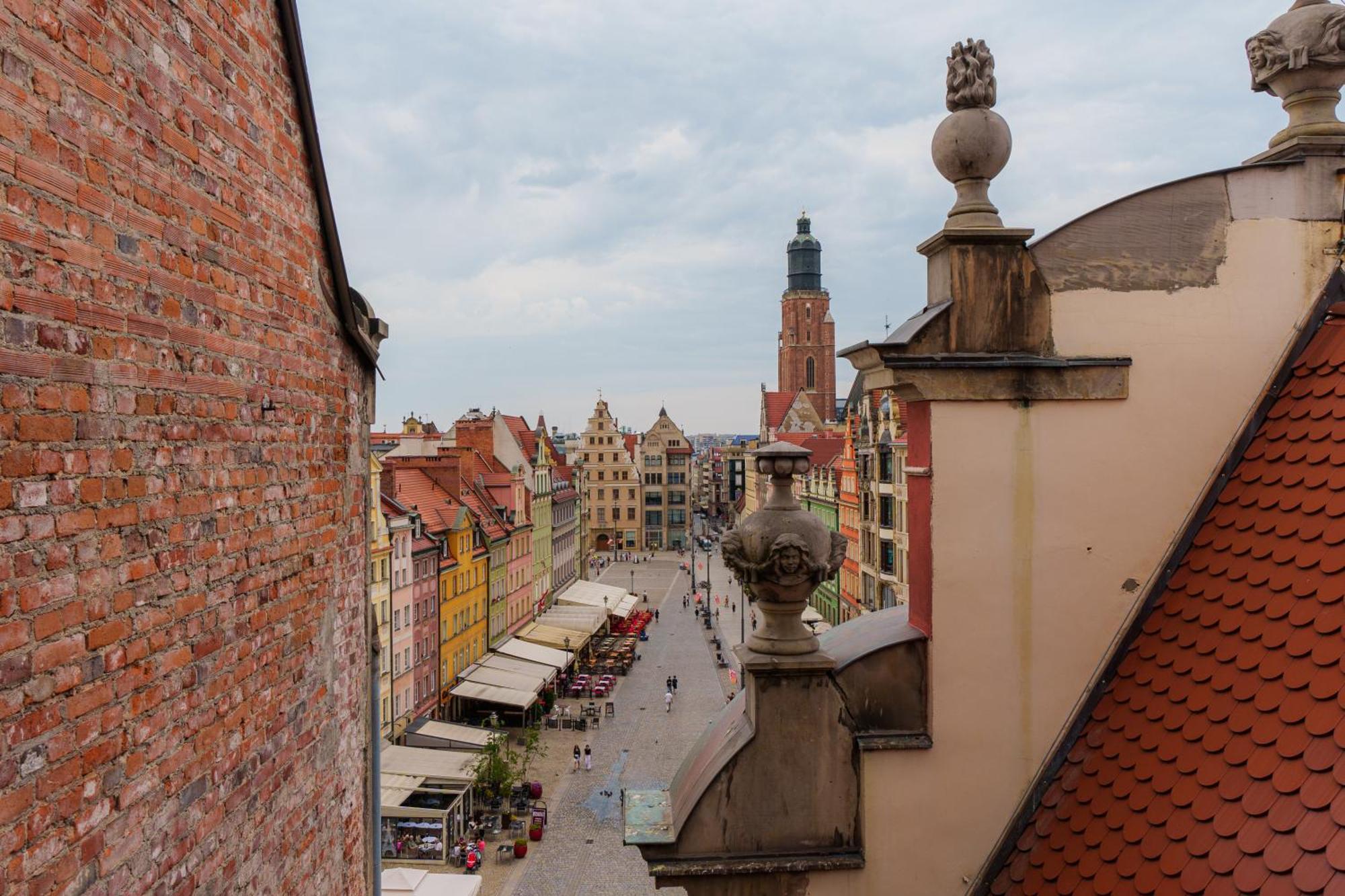 Golden Rooftop Apartment-Oldtown Breslavia Esterno foto